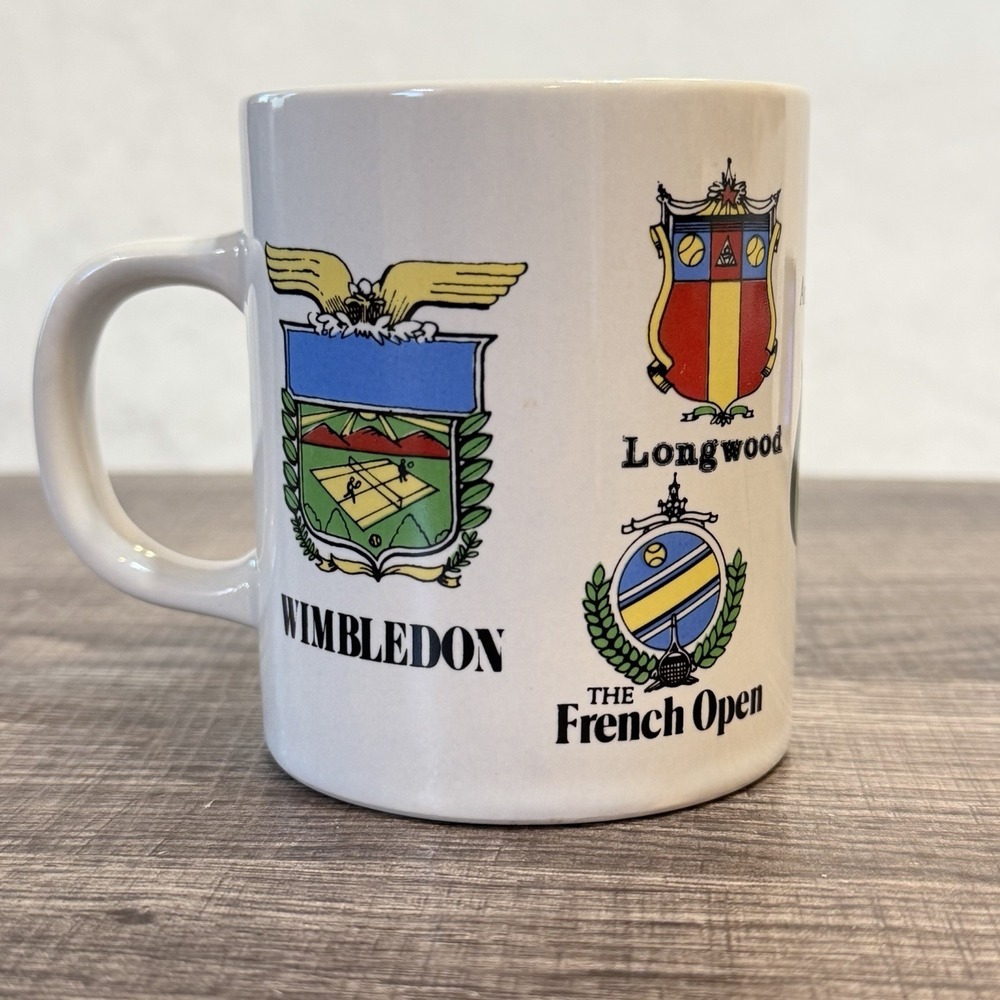Wimbledon Championships Coffee Mug Cup Australian French Italian Open Longwood